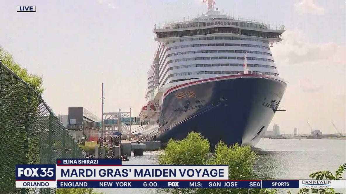 Carnival's Mardi Gras ship prepares for maiden voyage